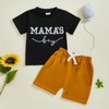 FOCUSNORM Toddler Baby Boy Summer Clothes Mamas Boy Embroidery T-shirt