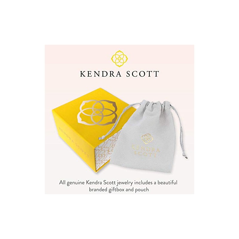 Kendra Scott Jae Star Gold Pendant Necklace in Black Drusy