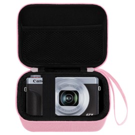Canon G7x Mark Iii Funda, Aplicable Canon G7x Mark Ii/Canon Sx740 Hs/Sony ZV‑E10K, Estuche Canon G7xmark iii con Correa de Muñeca, Bolsas de Malla,Resistente a Caídas y al Agua, Bolsillo Malla Cables