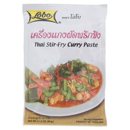 Lobo Thai Stir-Fry Curry Paste 1.76-Ounce Unit (Pack of 10)