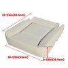 ECOTRIC Left Seat Bottom Cushion Compatible with 2006-2010 Dodge Ram