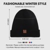 BARFULKER Beanie Hat Women Men Winter Warm Knitted Hat Winter