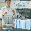 Leinuosen Clear Acrylic Sterilization Pouches Dispenser Rack Organizer Multi-Sized 6
