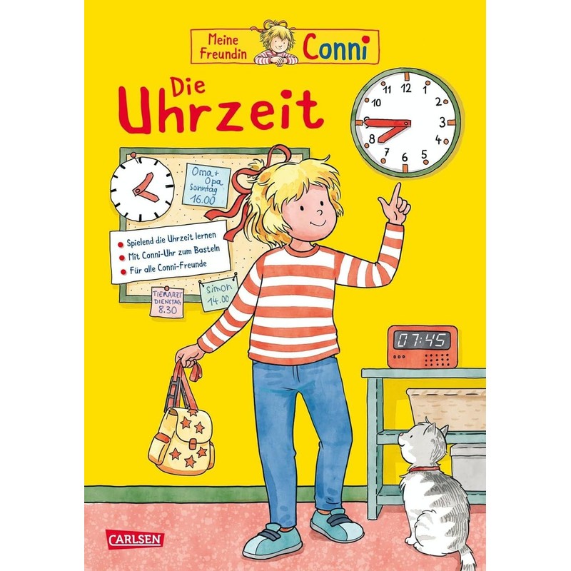 Atlanta Children's Alarm Clock Girl Without Ticking + Children's Book