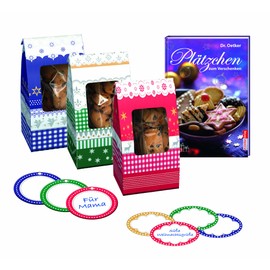 Plätzchen zum Verschenken - Set mit Geschenktüten, Etiketten und Anhängern (BuchPlus)