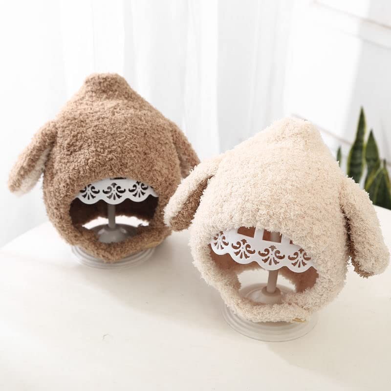 SEIWARAKU Knit Hat, Baby Hat, Rabbit with Ears, For Babies,