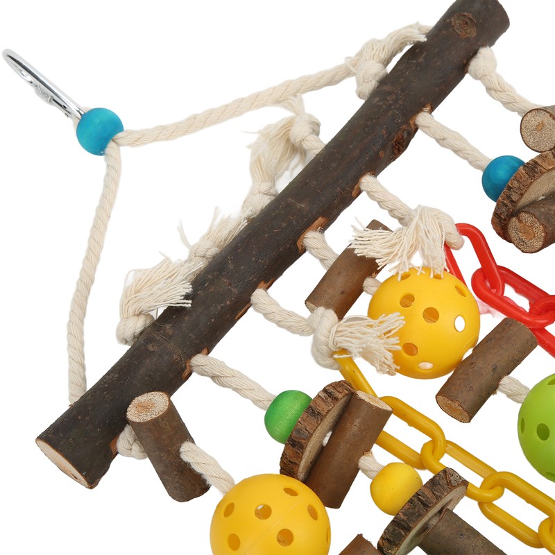 Wooden Parrot Chewing Blocks Safe Bite Resistant Large Parrot Bite