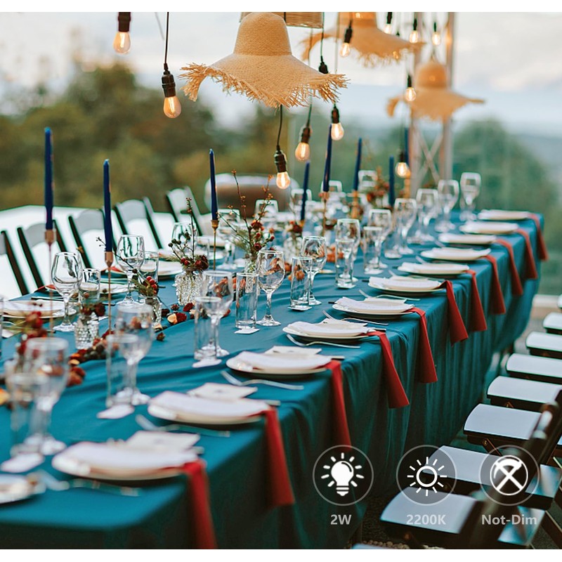 S14 Replacement LED Light Bulbs, Shatterproof & Waterproof 2W S14