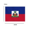 Petite Pine 60×82 Inch Rectangle Haiti Flag Polyester Tablecloth,Large 5×6.8