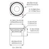Goldwood Sound GW-204/8S Shielded 4"" Woofer 70 Watt 8ohm Replacement
