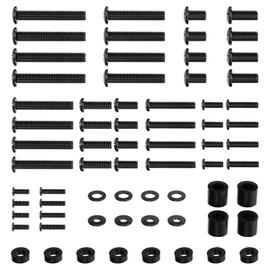 WALI Universal TV Mount Hardware Kit Includes M4 M5 M6 M8, Fit Most up to 80 inches TV/Monitor Mounts (UVSP-N), Black