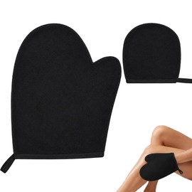 Guante Aplicador de Autobronceador y Exfoliante Corporal Reutilizable | para Lociones y Espumas Bronceadoras, Diseño Suave de Doble Cara para un Bronceado Uniforme y Sin Manchas