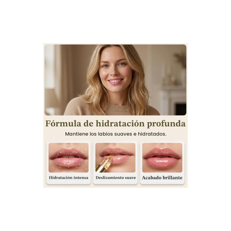 Labial Cambiante Auiepet 2026 – Color Personalizado y Hidratación de