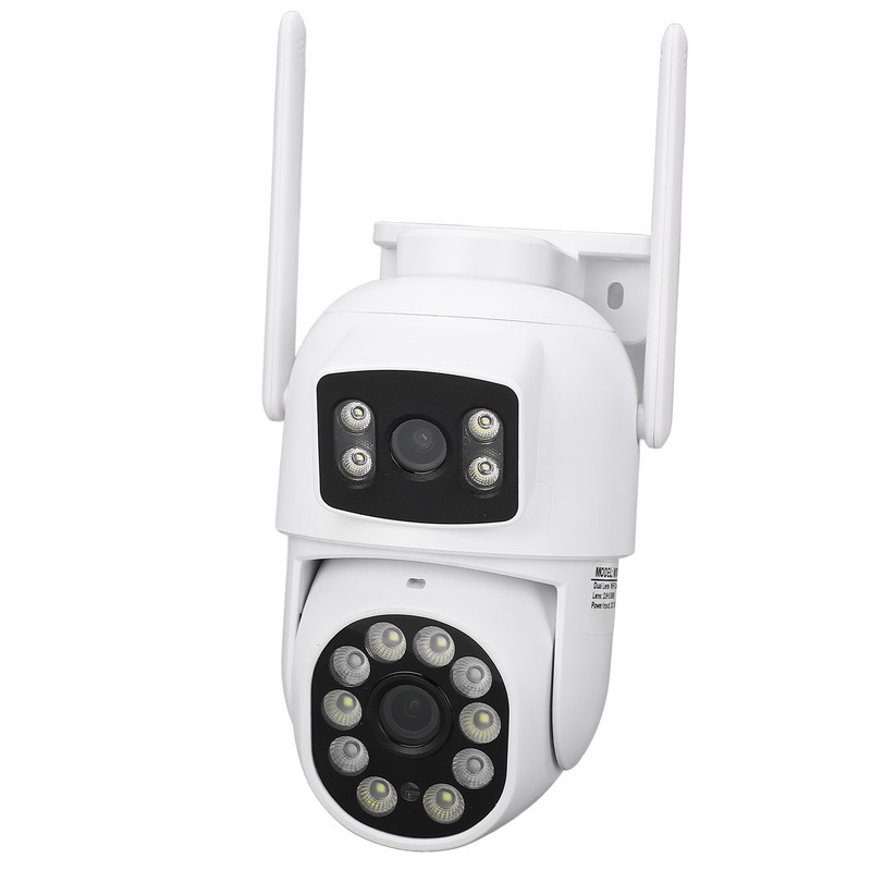 Dual Lens Security Camera 360° Pan Tilt Wireless Surveillance Camera