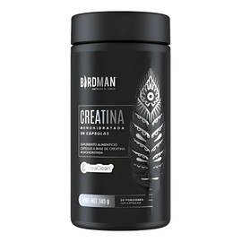 Birdman Creatina Monohidratada Vegana 125 Cápsulas 25 Servs