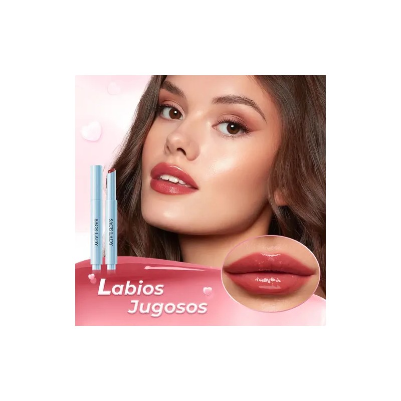 Sace Lady Labial Brillo De Prensa Lápiz Gloss Maquillaje