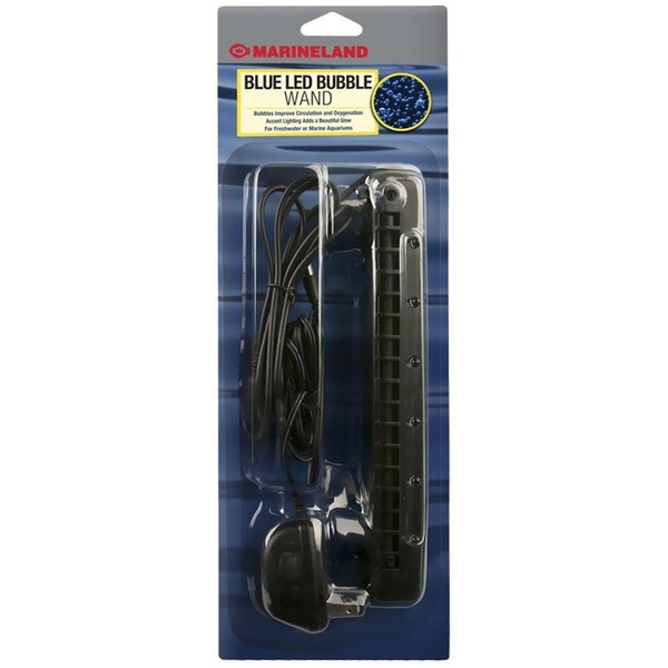 Marineland ML90488 6-LED Bubble Curtain, 8.5-Inch, Blue