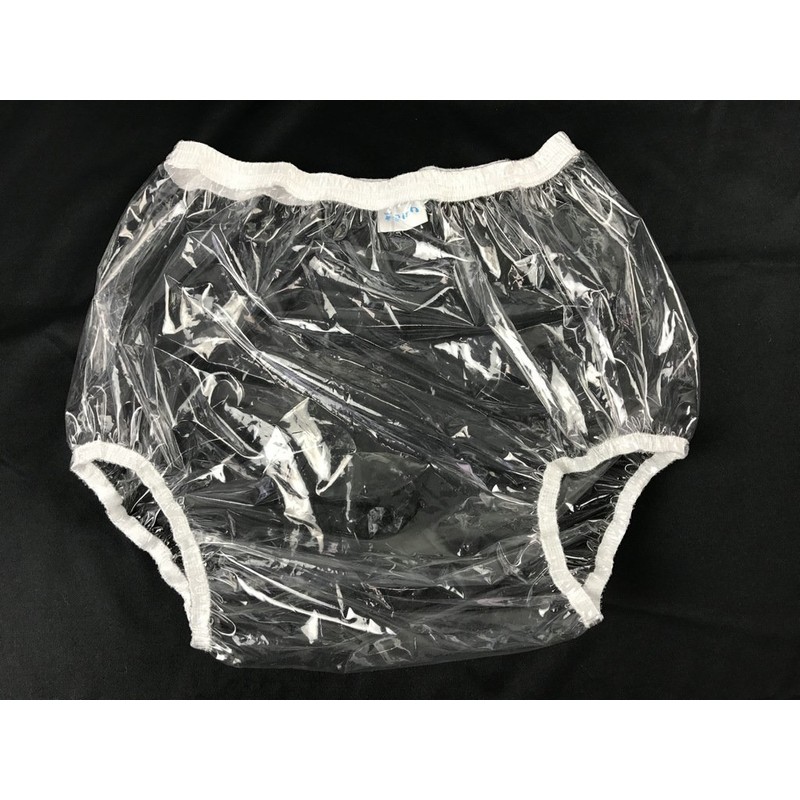 Haian Inkontinenz-Slips aus Kunststoff für Erwachsene, 3er-Pack, Farbe: transparent