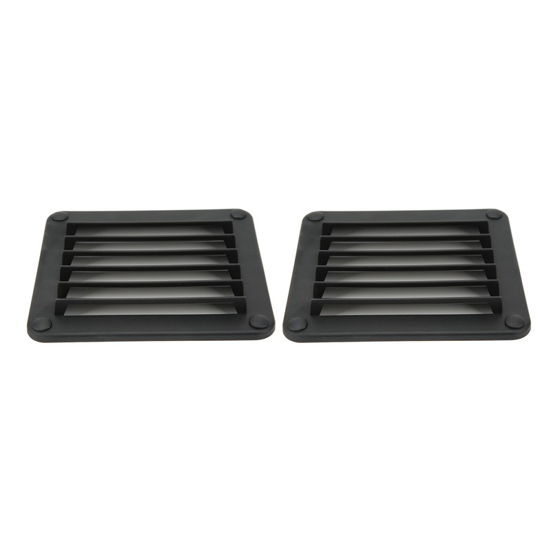 2pcs Air Vent Ventilation Opening Side Exhaust Port Rectangular Ventilation