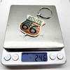 [49ers] Route 66 ROUTE66 Metal Key Ring, American Souvenir, American