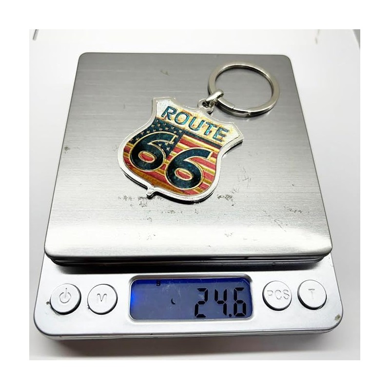 [49ers] Route 66 ROUTE66 Metal Key Ring, American Souvenir, American