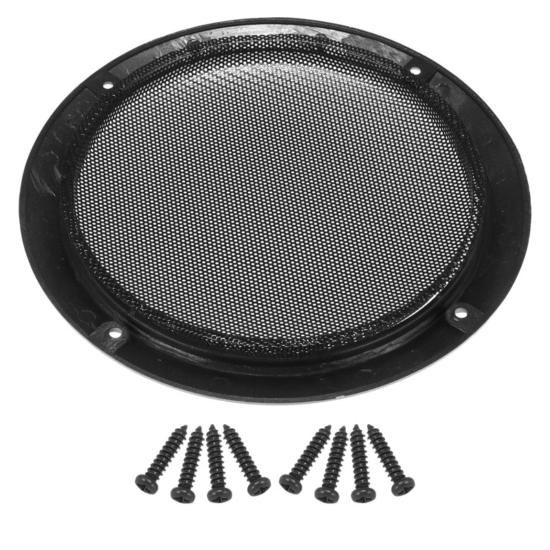X AUTOHAUX Pack of 2 Car Speakers Grill Cover Round