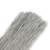 200 Stems Silver Rose Galvanised Stub Wire Florist - 7"
