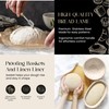 Banneton Bread Proofing Basket Set Sourdough Starter Kit 9"Round 10"Oval