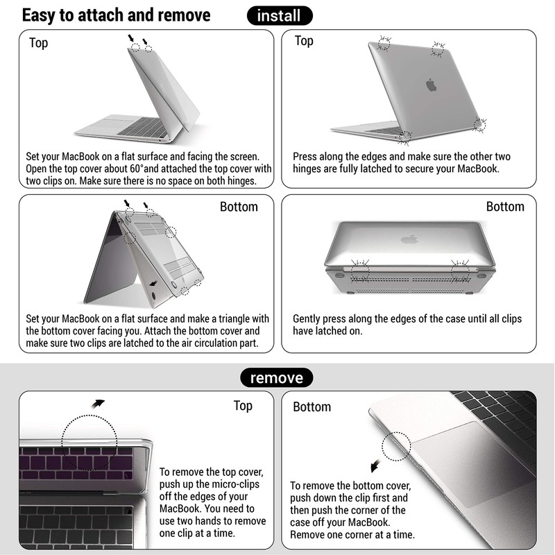 IBENZER Compatible with MacBook Pro 15 Inch Case 2019 2018