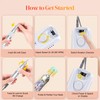 Electric Nail Drill Portable (Glossy White)