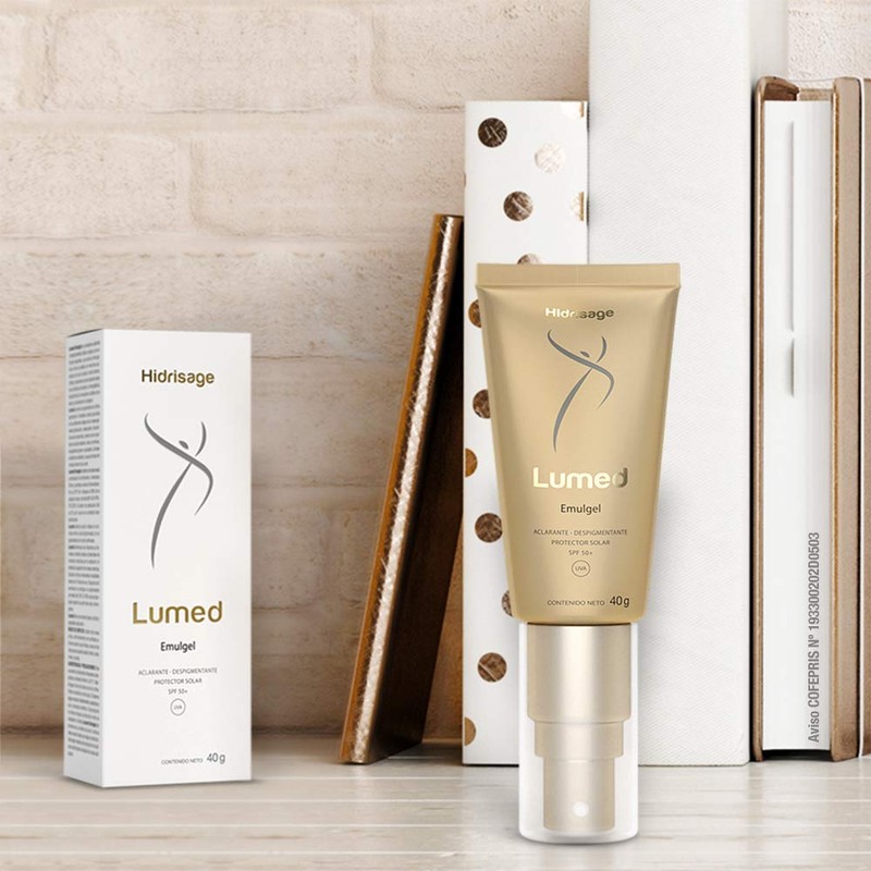 Lumed Emulgel, Fotoprotector aclarante y despigmentante con extractos vegetales, SPF