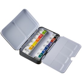 Sargent Art 32-6012 Artist Quality 12ct Professional Watercolor Set, Tin Case