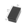 Waterproof Black 60 x 36 x 25mm Plastic Electric Project