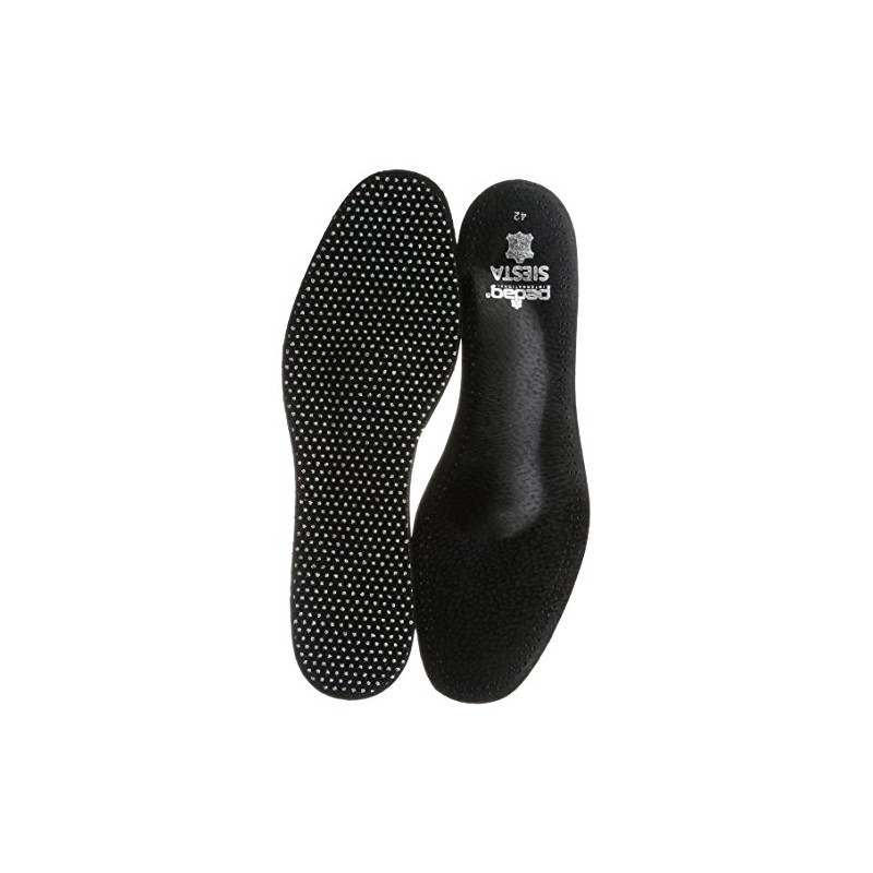 Pedag Pedak Insole, Siesta Black, Art No.2854, Men's, Black