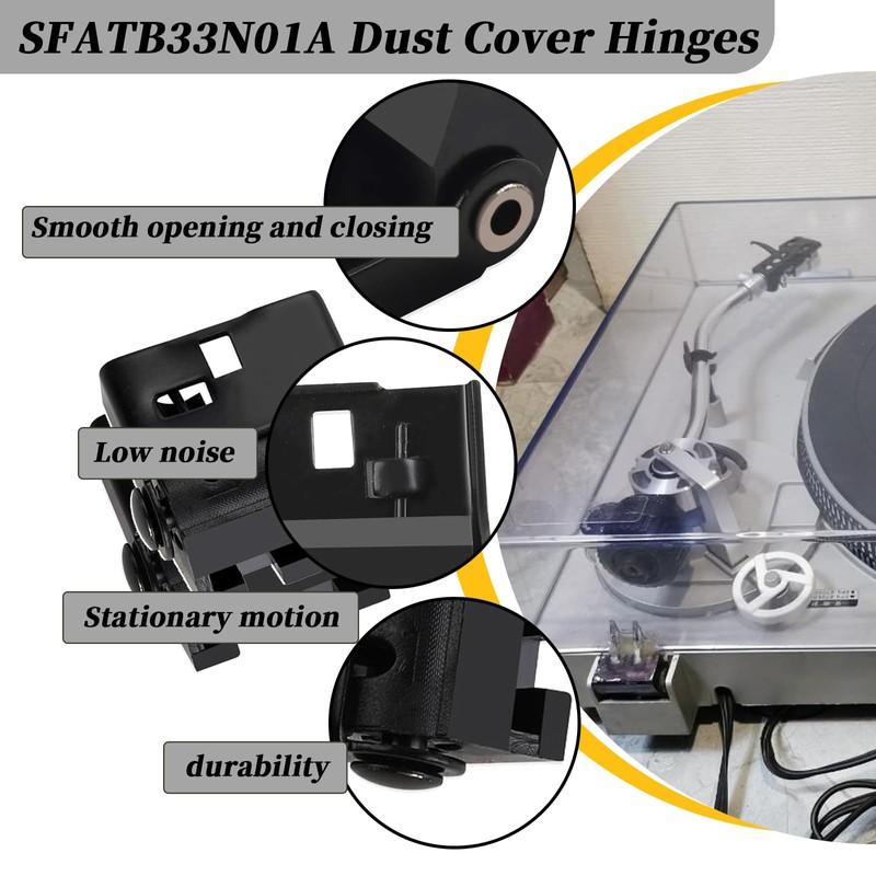 XYgdhqpt SFATB33N01A For Technics Turntable Parts - Turntable Hinge/Dust Cover