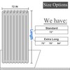 Hotel Style Cotton Shower Curtain with Snap-in Fabric Liner, Mesh