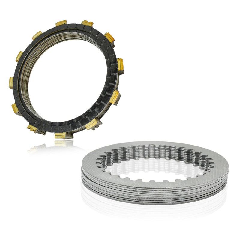 Clutch Kit & Friction Steel Plates Cover Gasket Compatible with