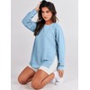 ANRABESS Women's Oversized Sweatshirts Crewneck Long Sleeve Tunic Pullover Shirts