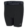 Champion Men's Powerflex 6" Compression Short, Black, Small