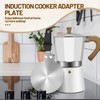 DITOSH 5.1in Induction Cooker Adapter Plate Stainless Steel Heat Sink