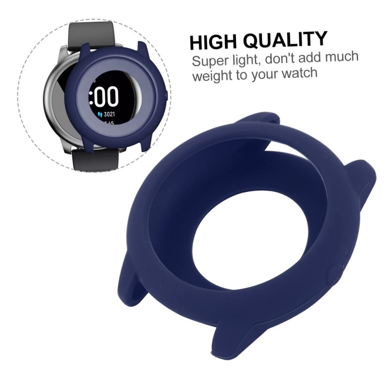 jojofuny 2pcs Watch Case Multi Protective Cover for Solar Smartwatch