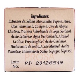 Crema Para Contorno De Ojos Con Vitamina E Y Colágeno Prosa