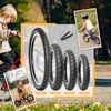 2-Pack Kids Bike Tires Set: Hycline 14x2.125 Inch (57-264 mm)