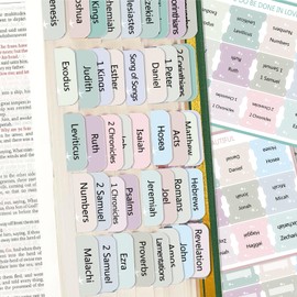 90pcs Bible Tabs,Starlight Theme, Laminated Bible Tabs for Women and Men,Bible Tabs,Bible Book Tabs, Bible Labels Tabs,Large Print Neutral Bible Tabs for Easy Navigation Old and New Testament