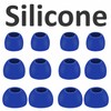 6 Pairs Replacement Silicone Ear Tips Compatible with Beats Studio
