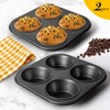 Yomvzake Air Fryer Muffin Pan, 2 Pack Cupcake Molds for