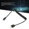 HD Multimedia Interface Cable Spring Retractable A Male to D