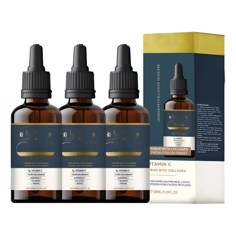 Vitamina C Colageno Acido Hialuronico Elastina Retinol 3pcs