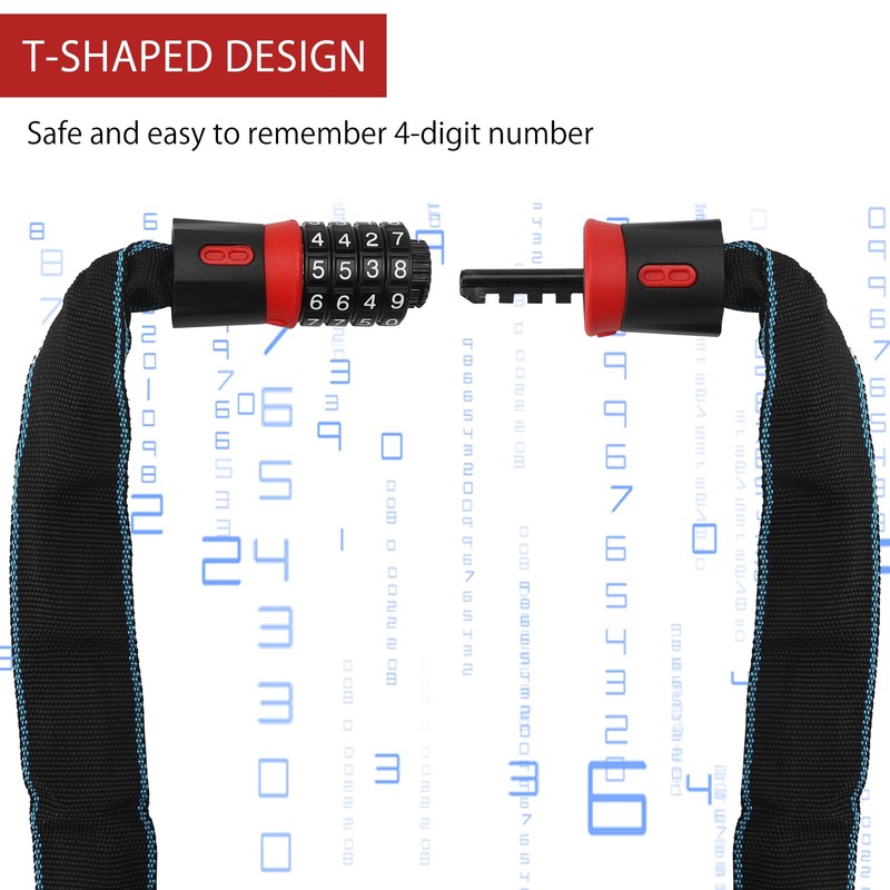 Bicycle Lock Combination Lock Bicycle Lock High Security Bike Lock