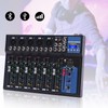 7 Channel Professional DJ Audio Mixer Sound Board Console Interface
